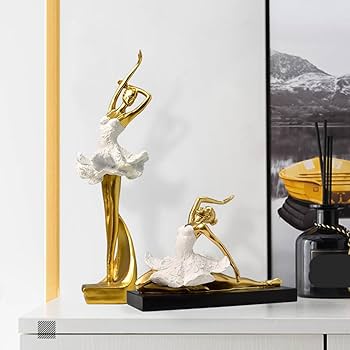 Amazon.co.jp: JAnjiaLxY オブジェ 抽象彫刻 アート 樹脂